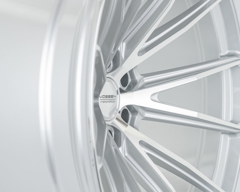 Vossen HFX-2 Hybrid Forged X Deep Silver Polished Wheel - 6x135 20x9.5 +15