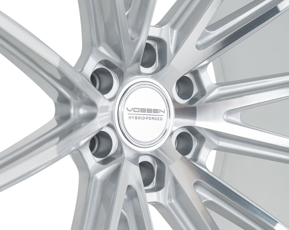 Vossen HFX-2 Hybrid Forged X Mid Silver Polished Wheel - 6x139.7 18x8.5 +35