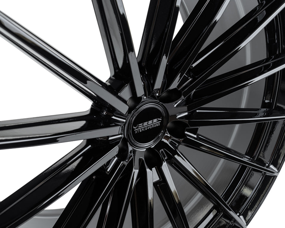 Vossen HFX-4 Hybrid Forged X Deep Gloss Black Wheel - 5x130 20x11 +40