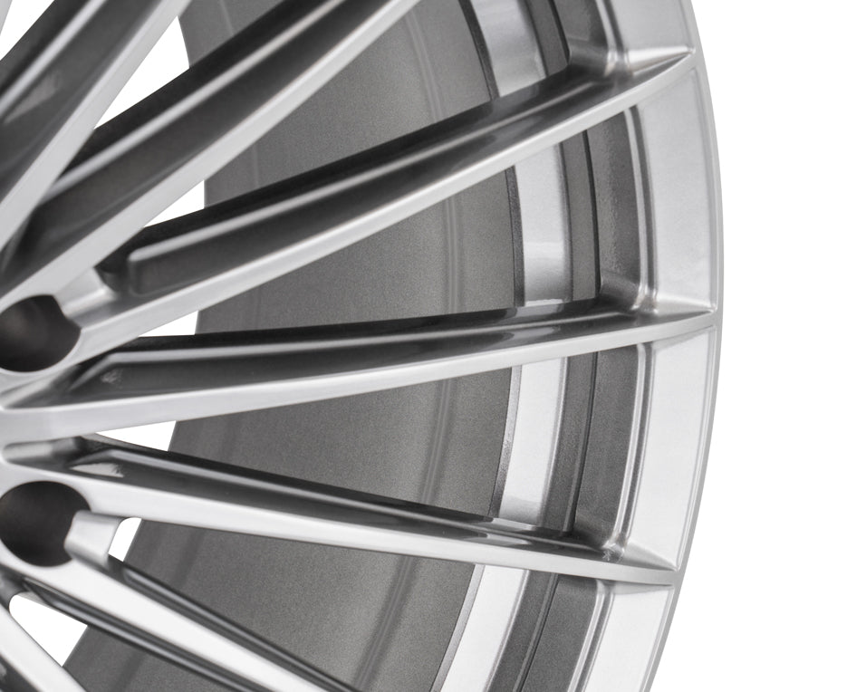 Vossen HFX-4 Hybrid Forged X Deep Gloss Gunmetal Wheel - 6x135 22x9.5 +20