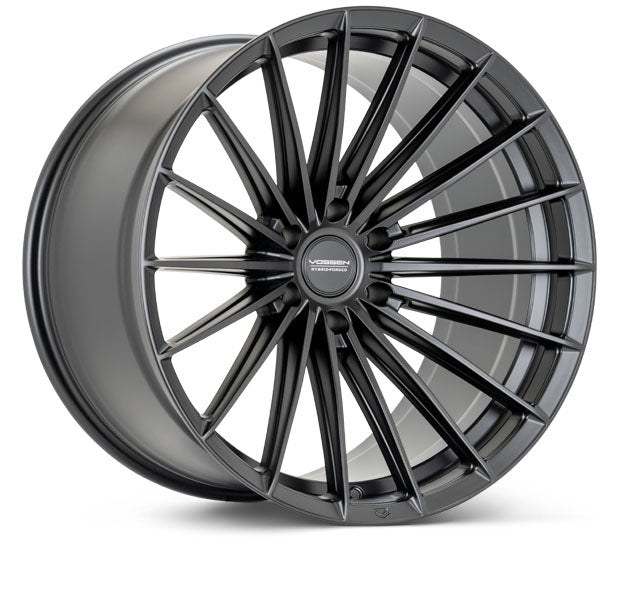 Vossen HFX-4 Hybrid Forged X Deep Satin Black Wheel - 6x130 20x9.5 +30