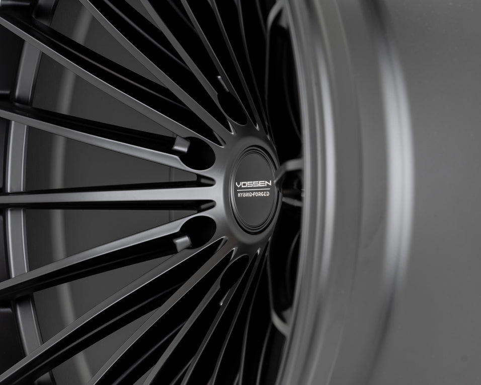 Vossen HFX-4 Hybrid Forged X Deep Satin Black Wheel - 6x130 20x9.5 +30