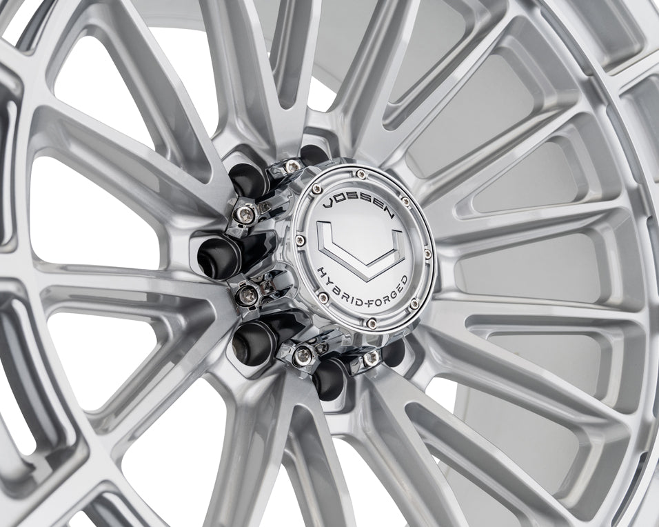 Vossen HFX-5 Hybrid Forged X Super Deep Silver Polished Wheel - 8x170 20x10 +18