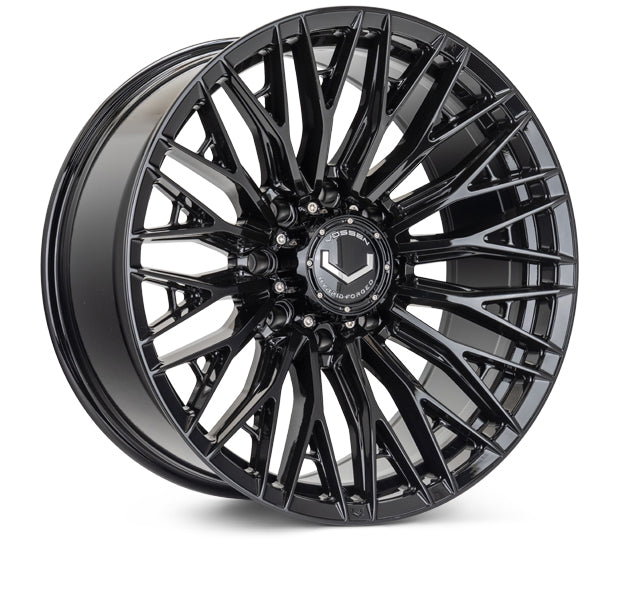 Vossen HFX-6 Hybrid Forged X Deep Gloss Black Wheel - 8x170 20x9 +18
