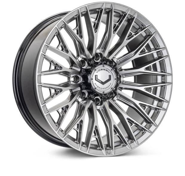 Vossen HFX-6 Hybrid Forged X Deep Hyper Gunmetal Wheel - 8x180 20X9 +0
