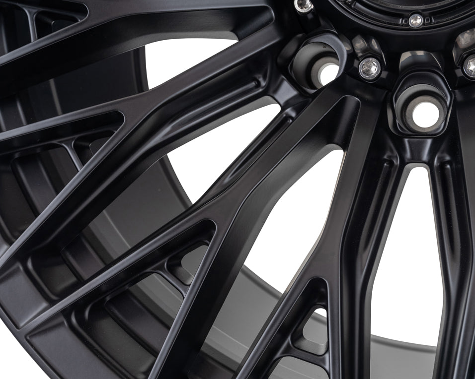 Vossen HFX-6 Hybrid Forged X Deep Satin Black Wheel - 8x180 20X9 +0
