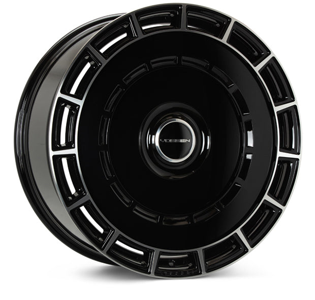 Vossen HF-9 Hybrid Forged Deep Gloss Black Polished Wheel - 5x112 24x10 +5