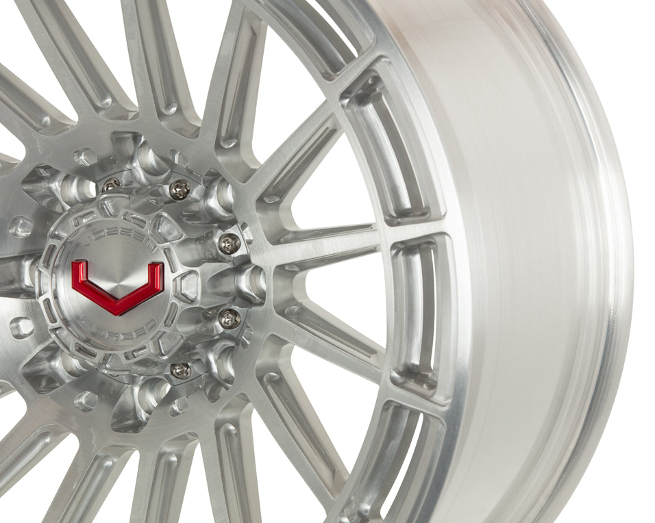 Vossen LCX-04 Forged Deep Brushed Gloss Clear Wheel - 6x139.7 22x9.5 +30