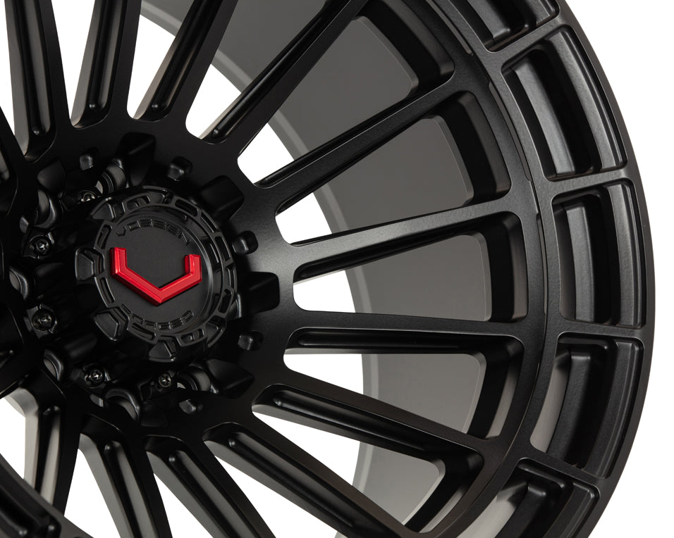 Vossen LCX-01 Forged Mega Deep Satin Black Wheel - 8x180 24x14 +75