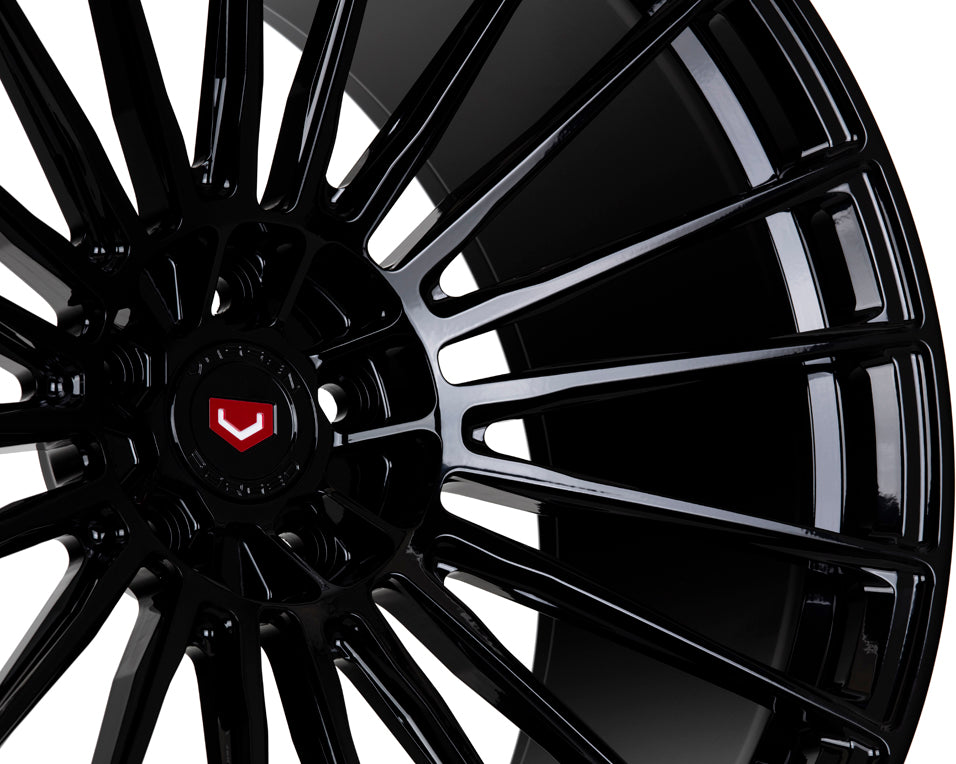 Vossen S17-04 Forged Gloss Black Center & Outer Wheel - 5x112 24x12.5 +21 - Lamborghini Urus Rear Fitment