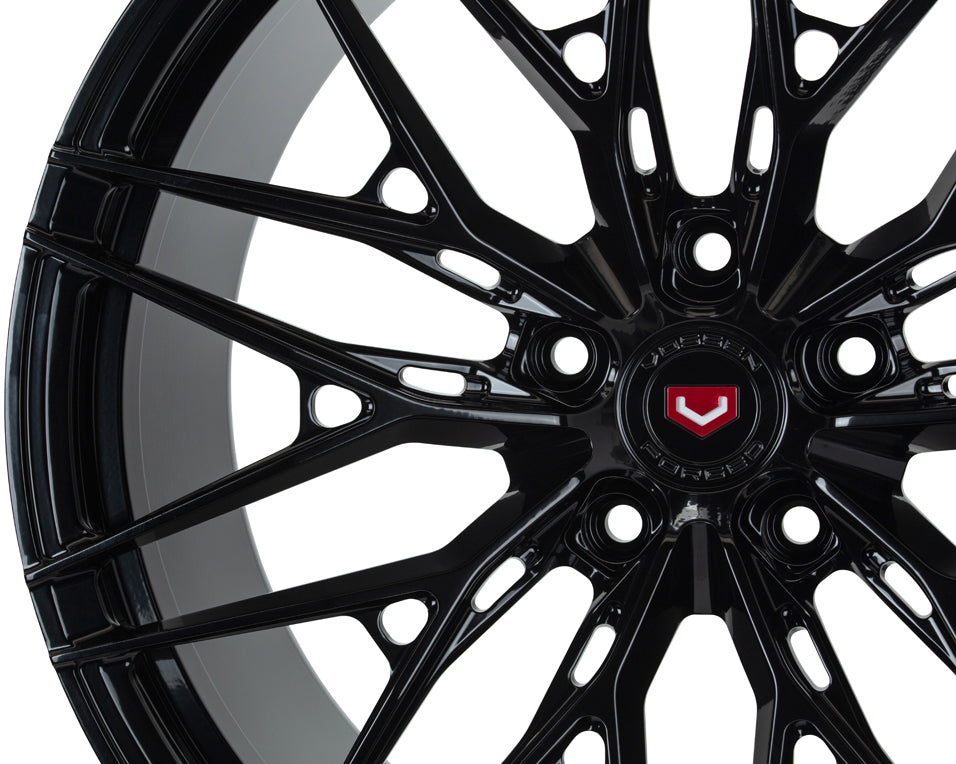 Vossen S21-02 Forged Gloss Black Wheel -5x112 21x10 +20 - BMW M8 Front Fitment