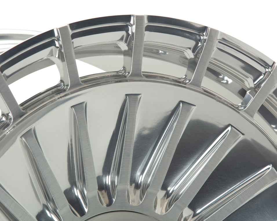 Vossen S21-12 Forged Polished Gloss Clear Wheel w/ Lincoln Floating Cap - 5x127 22x9 - 60S Continental Fitment