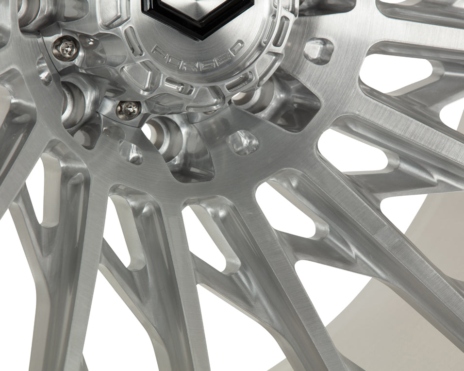 Vossen VFX-02T Forged Deep Brushed Gloss Clear Wheel - 6x139.7 24x10 +35