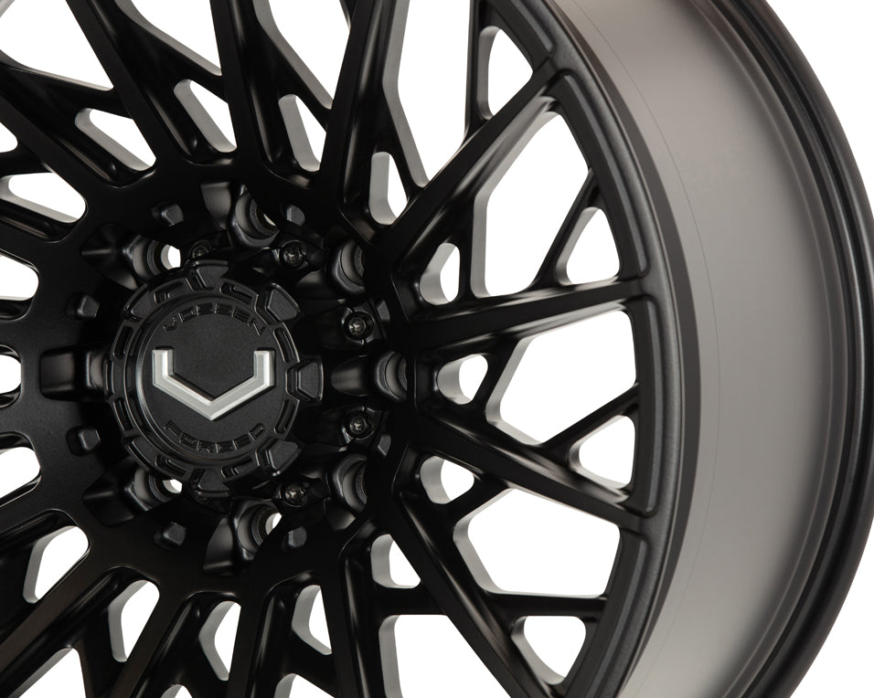 Vossen VFX-02T Forged Deep Satin Black Wheel - 6x139.7 22x9.5 +30