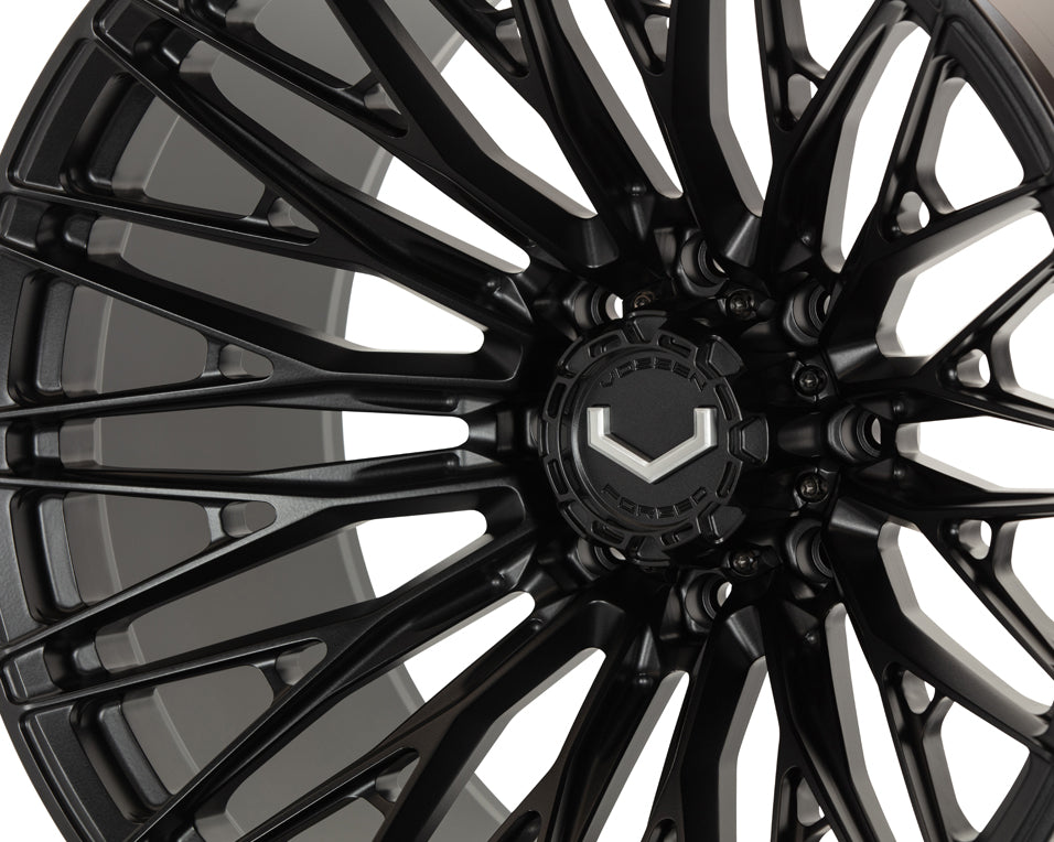 Vossen VFX-04 Forged Mega Deep Satin Black Wheel - 8x180 24x14 +75