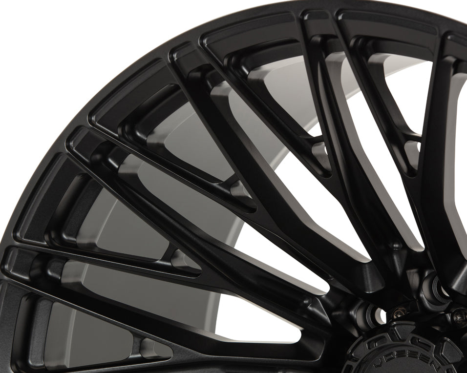 Vossen VFX-04 Forged Mega Deep Satin Black Wheel - 8x180 24x14 +75
