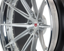 Load image into Gallery viewer, Vossen VPS-1 (3-piece) Forged Gloss Black Center / Gloss Black Lip Wheel w/ OEM Nut - 5x114 24x12.5 - Ferrari Purosangue Rear Fitment