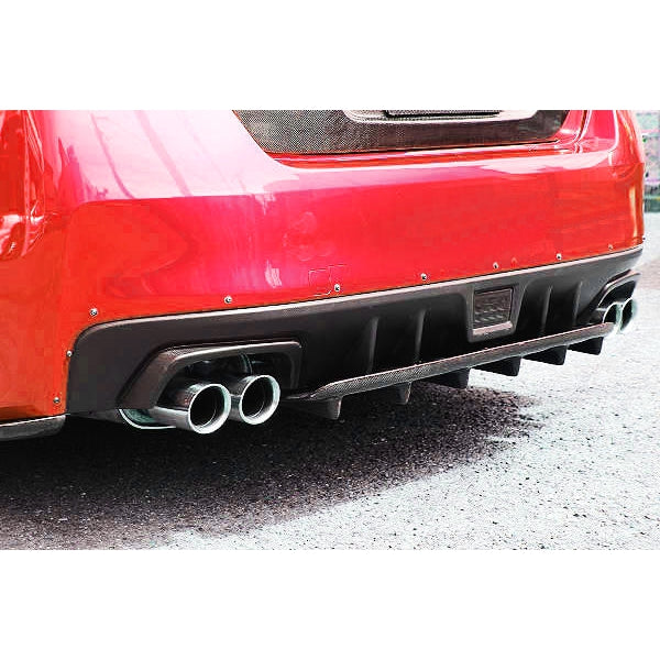 JDMuscle Carbon Fiber Diffuser CS Style - Subaru WRX / STi 2015-2021