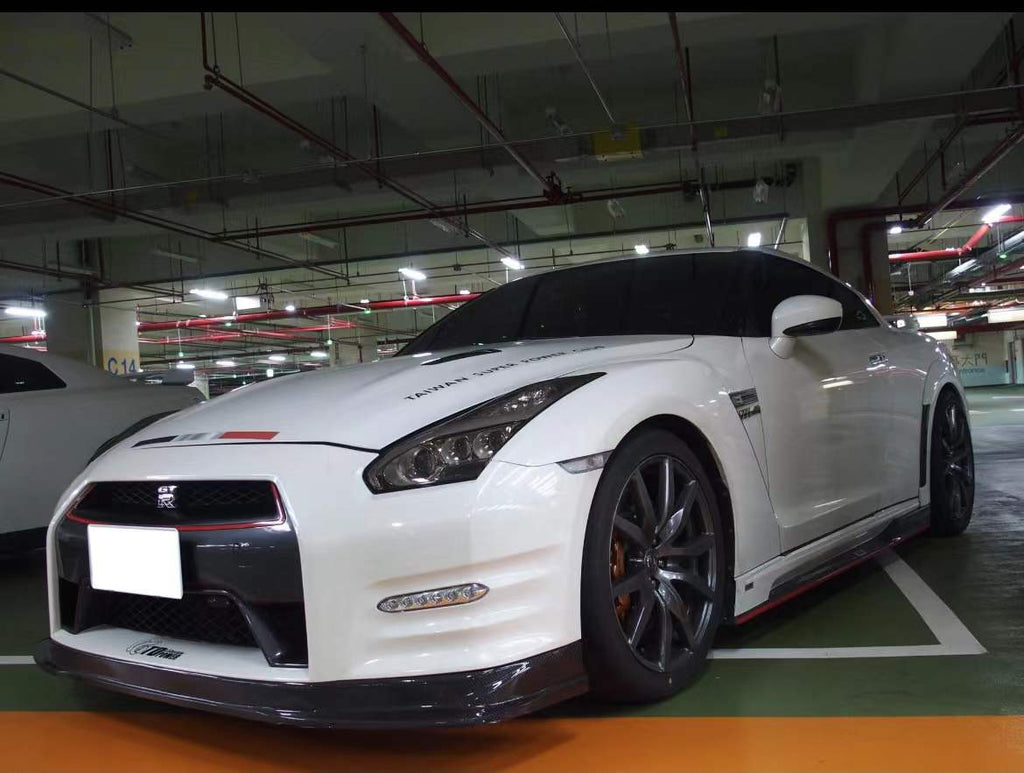 JDMuscle Tanso Carbon Fiber Spec K Front Lip - Nissan GTR R35 2012-2016