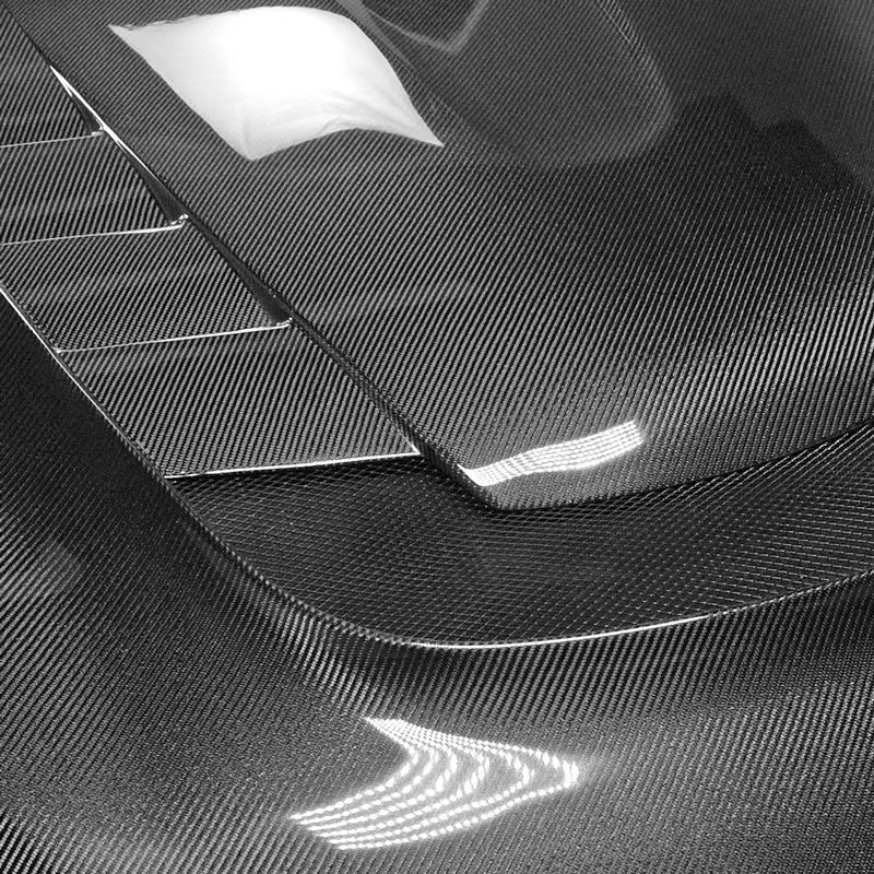 JDMuscle Tanso Carbon Fiber Hood VS Style  - Toyota Supra 2020-2025