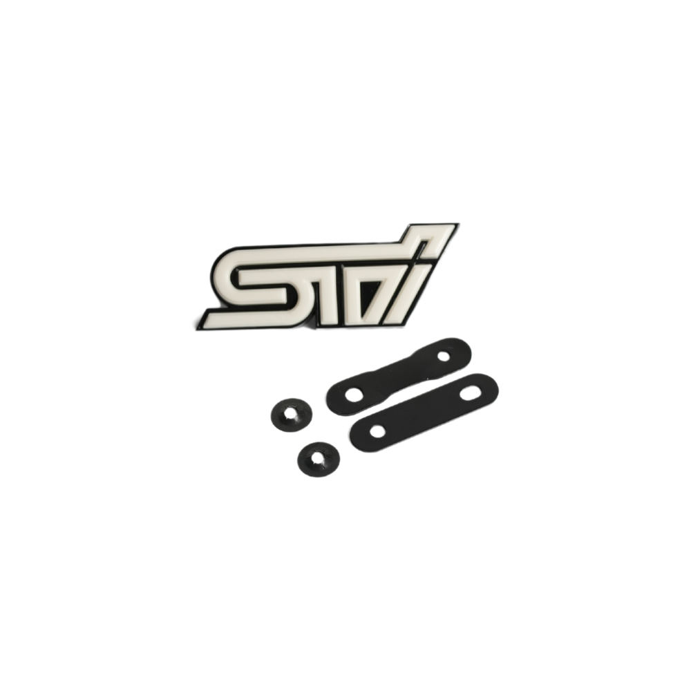 Racing Art STI Grille Emblem w/ Multiple Color Available - Subaru STi Models