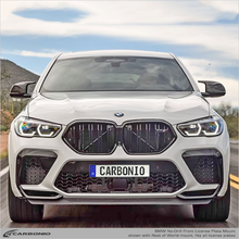 Load image into Gallery viewer, Carbonio No-Drill Front License Plate Mount - BMW X5 M (F15/G05) 2015-2023