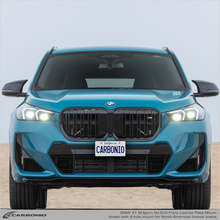 Load image into Gallery viewer, Carbonio No-Drill Front License Plate Mount - BMW X1 (F48/U11) 2015-2026