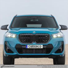 Load image into Gallery viewer, Carbonio No-Drill Front License Plate Mount - BMW X1 (F48/U11) 2015-2026