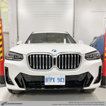 Load image into Gallery viewer, Carbonio No-Drill Front License Plate Mount - BMW X3 (G01 LCI) 2022-2024