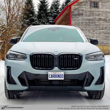 Load image into Gallery viewer, Carbonio No-Drill Front License Plate Mount - BMW X3 (G01 LCI) 2022-2024