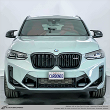 Load image into Gallery viewer, Carbonio No-Drill Front License Plate Mount - BMW X3 M (G01) 2017-2024