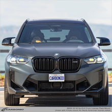 Load image into Gallery viewer, Carbonio No-Drill Front License Plate Mount - BMW X3 M (G01) 2017-2024