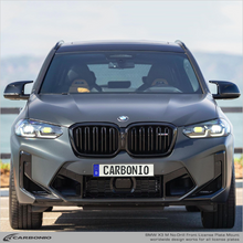 Load image into Gallery viewer, Carbonio No-Drill Front License Plate Mount - BMW X3 M (G01) 2017-2024