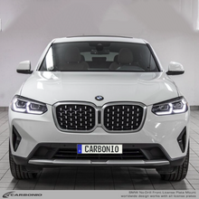 Load image into Gallery viewer, Carbonio No-Drill Front License Plate Mount - BMW X4 (G02 LCI) 2022-2025