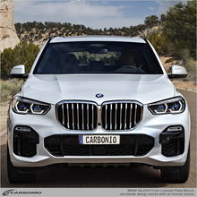 Load image into Gallery viewer, Carbonio No-Drill Front License Plate Mount - BMW X5 (F15/G05) 2013-2023