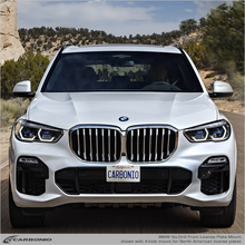 Load image into Gallery viewer, Carbonio No-Drill Front License Plate Mount - BMW X5 (F15/G05) 2013-2023