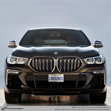 Load image into Gallery viewer, Carbonio No-Drill Front License Plate Mount - BMW X6 (F16/G06) 2015-2023