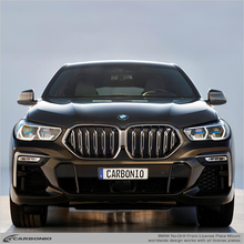 Load image into Gallery viewer, Carbonio No-Drill Front License Plate Mount - BMW X6 (F16/G06) 2015-2023