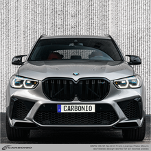 Load image into Gallery viewer, Carbonio No-Drill Front License Plate Mount - BMW X6 M (F16/G06/F96) 2015-2023