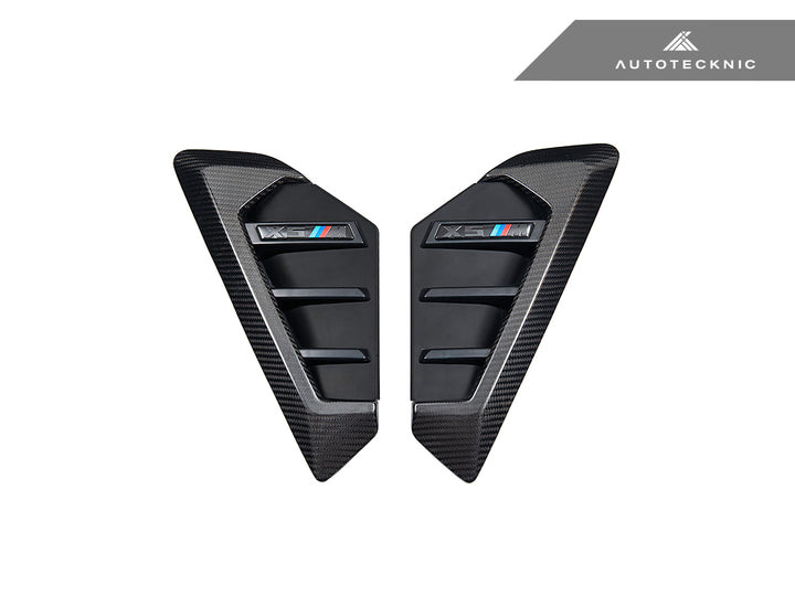 AutoTecknic Dry Carbon Side Vent Set - BMW X5M (F95) LCI 2024-2026