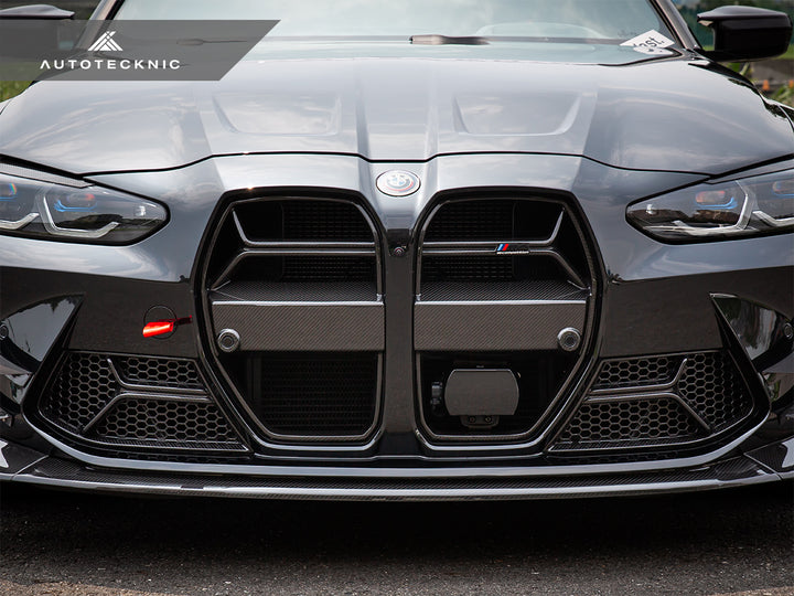 AutoTecknic Dry Carbon Corsa Front Bumper Lower Vent Set - BMW M3/M4 (G8x) 2021+