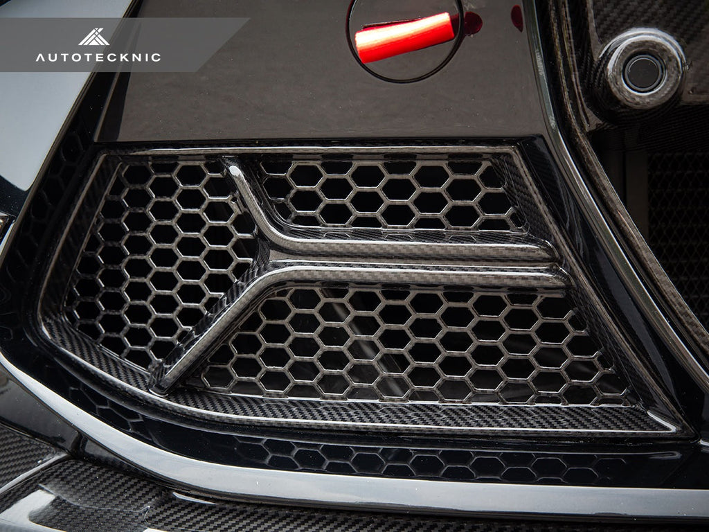 AutoTecknic Dry Carbon Corsa Front Bumper Lower Vent Set - BMW M3/M4 (G8x) 2021+