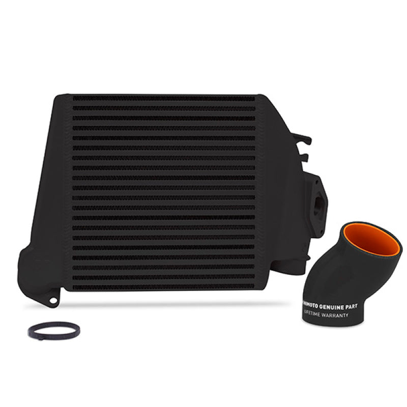 Mishimoto Top-Mount Intercooler Kit [Powder Coated Black & Black Hoses] - Subaru WRX 2008-2014