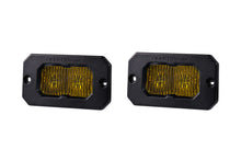 Load image into Gallery viewer, Diode Dynamics C2 1.0 SAE Yellow Fog Sport Flush Mount LED Pod (Pair) - Universal Fitment