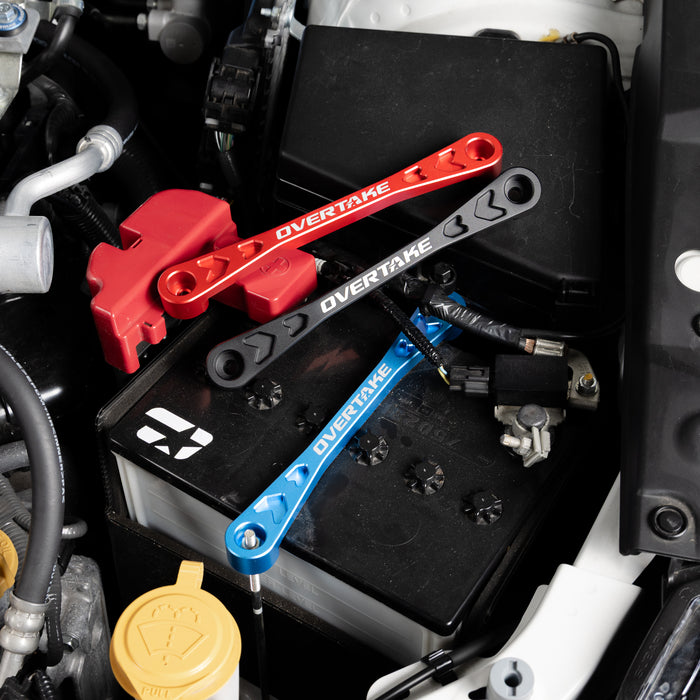 Overtake Battery Tie Down  - Most Subaru Applications