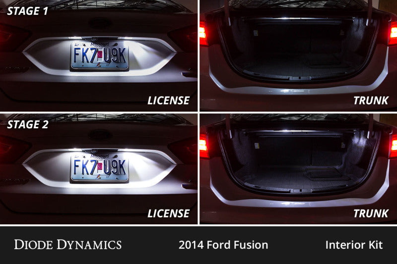Diode Dynamics Stage 2 Interior LED Conversion Kit - Ford Fusion 2013-2020