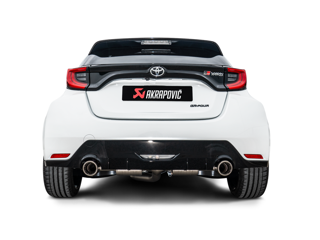 Akrapovic Titanium Slip-On Race Line Exhaust - Toyota GR Yaris 2021-2023