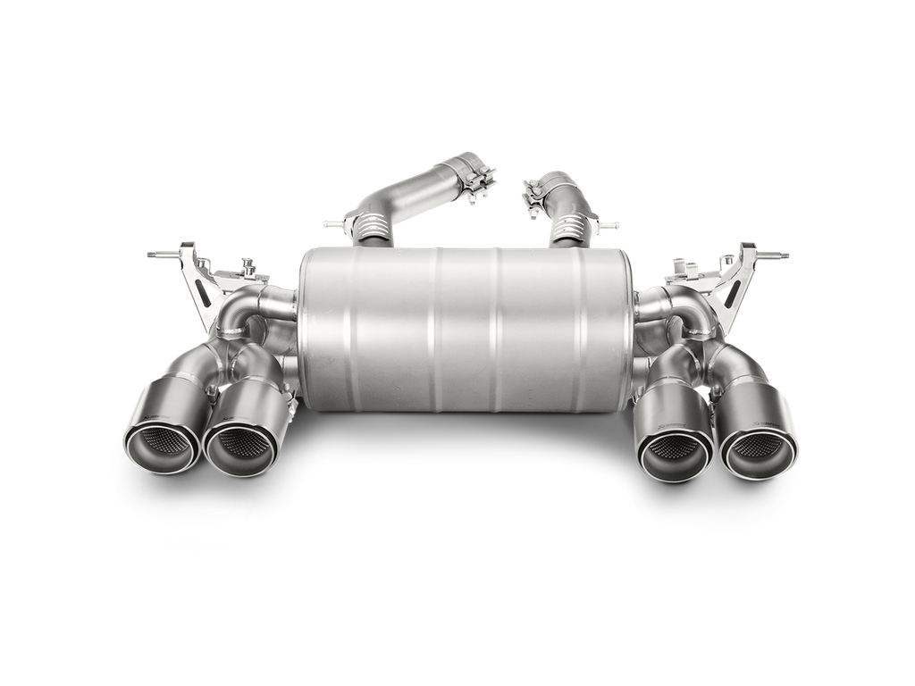 Akrapovic Titanium Slip-On Line Exhaust  w/ Titanium Tips - BMW M3 (F80) 2015-2018 / M4 (F82/F83) 2015-2020