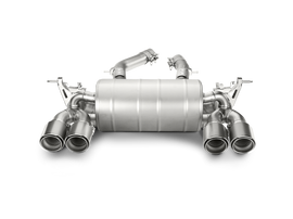 Akrapovic Titanium Slip-On Line Exhaust  w/ Titanium Tips - BMW M3 (F80) 2015-2018 / M4 (F82/F83) 2015-2020