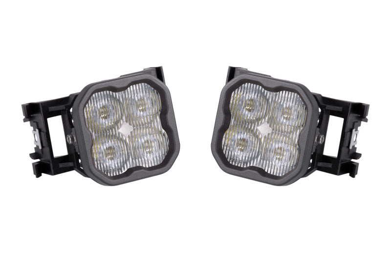 Diode Dynamics SS3 Pro Type X Fog Light Kit [White SAE Fog] - Universal